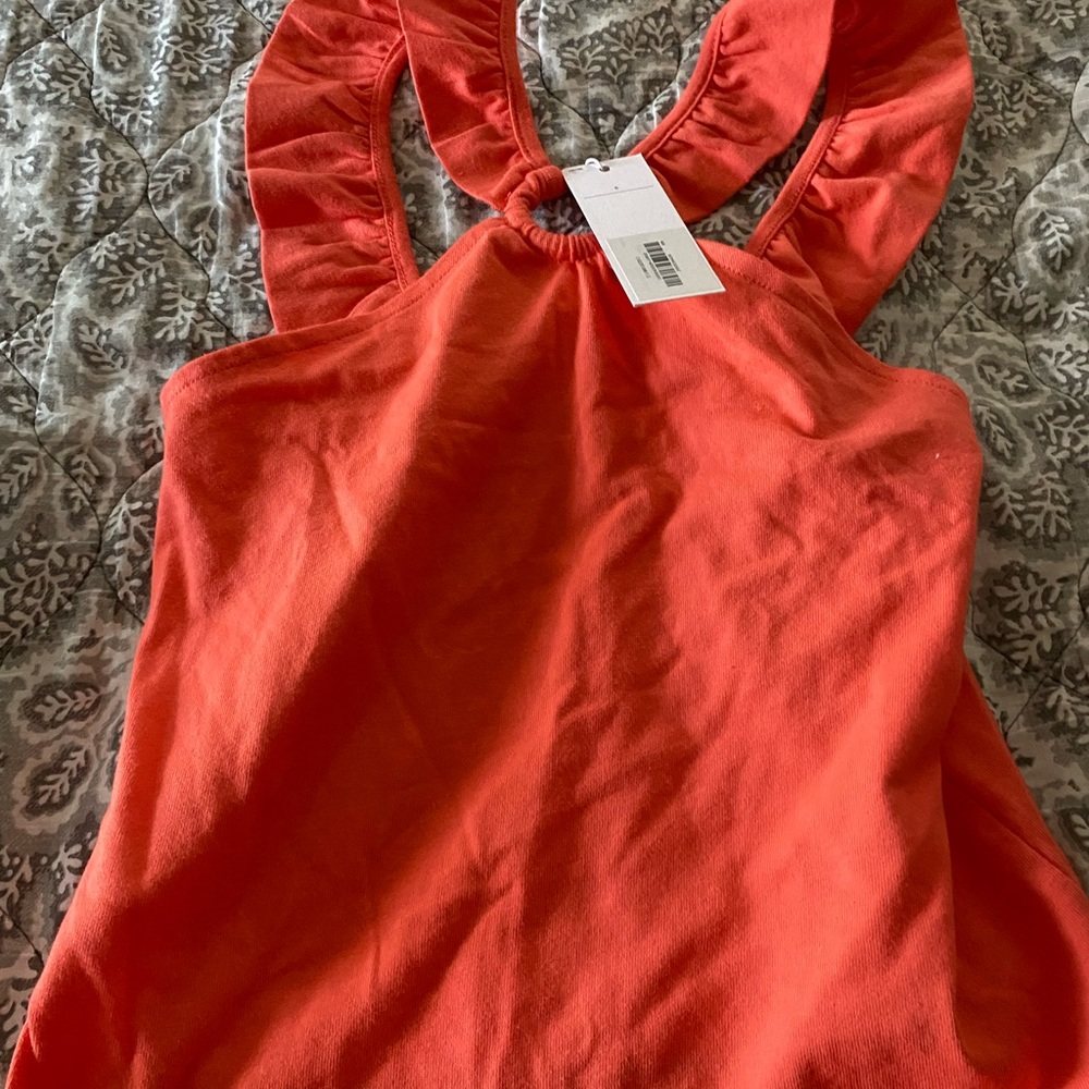 Never worn ruffle tank